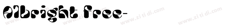 Albright free字体转换